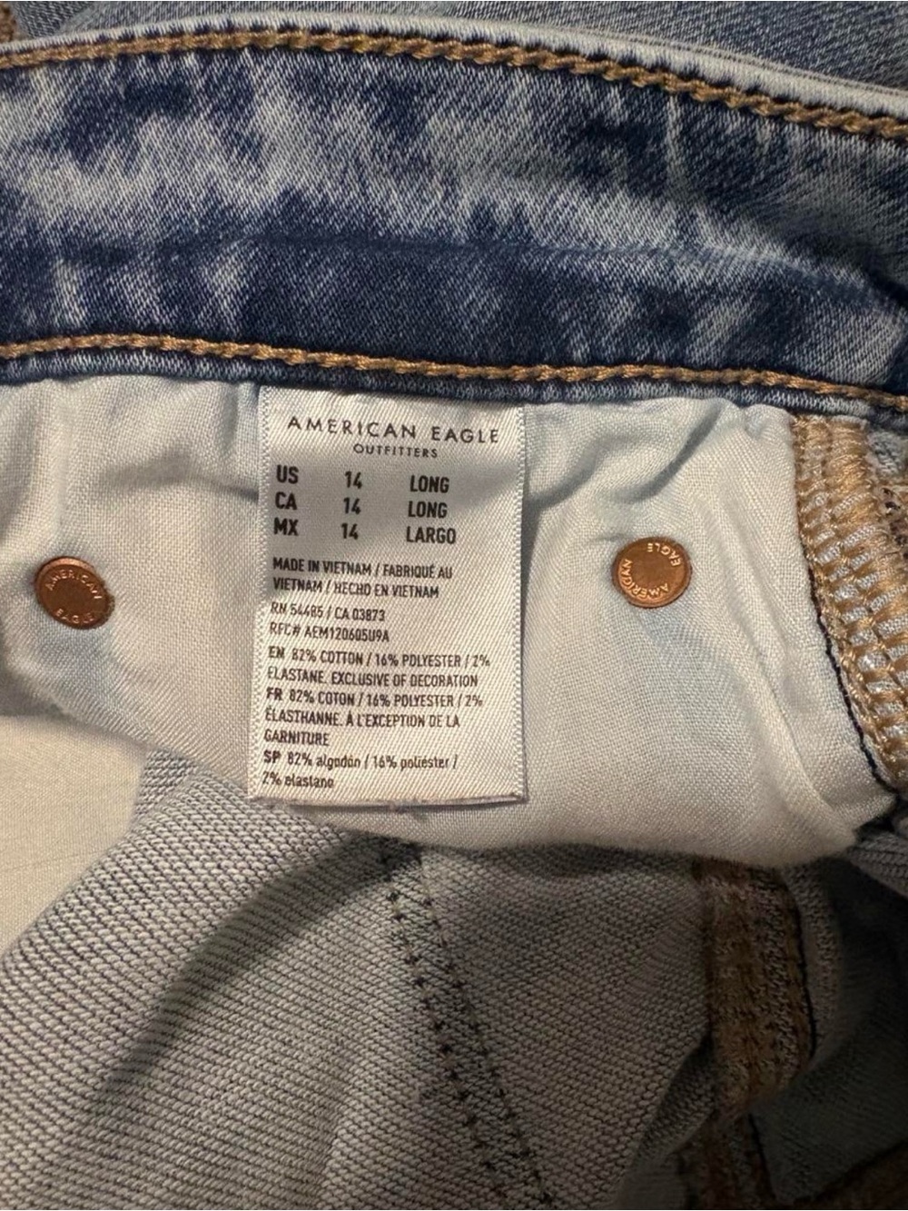 American Eagle Soft Knit High Rise Jegging 14L - Picture 4 of 6